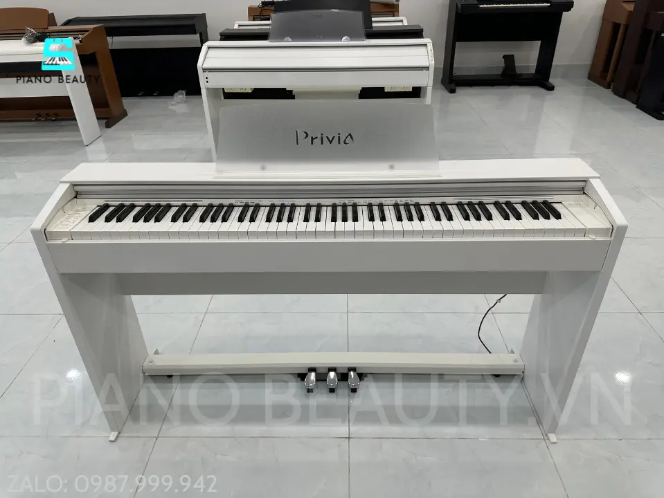 Đàn Piano Điện Casio PX-770WE – Thiết Kế Trắng Sang Trọng, Cảm Giác Phím Chân Thực Cho Người Học Piano Casio