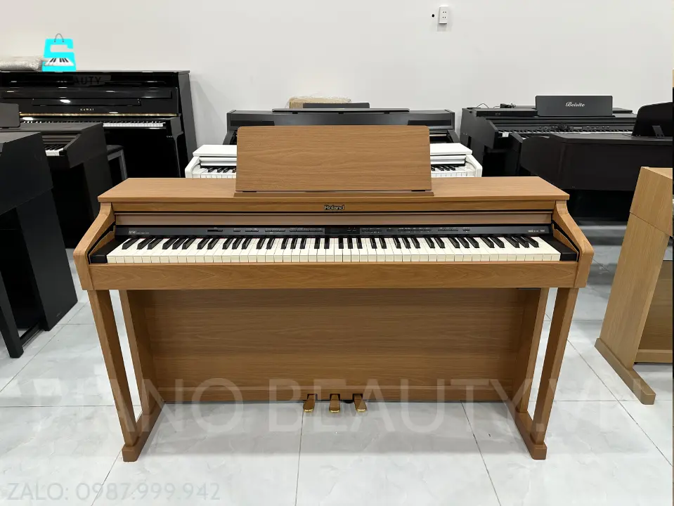 Đàn Piano Điện Roland HP503LC Chính Hãng Nhật Bản – Âm Thanh SuperNATURAL, Phím Ivory Feel-S Roland
