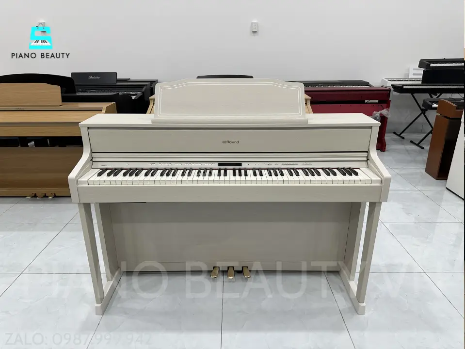 Đàn Piano Điện Roland HP605GP-WA Cao Cấp – Âm Thanh Modeling SuperNATURAL, Phím PHA-50 Roland