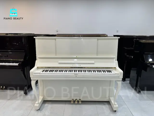 Đàn Piano Cơ Yamaha W106B WH – Upright Piano Gỗ Trắng Sang Trọng, Dòng W Series Cao Cấp