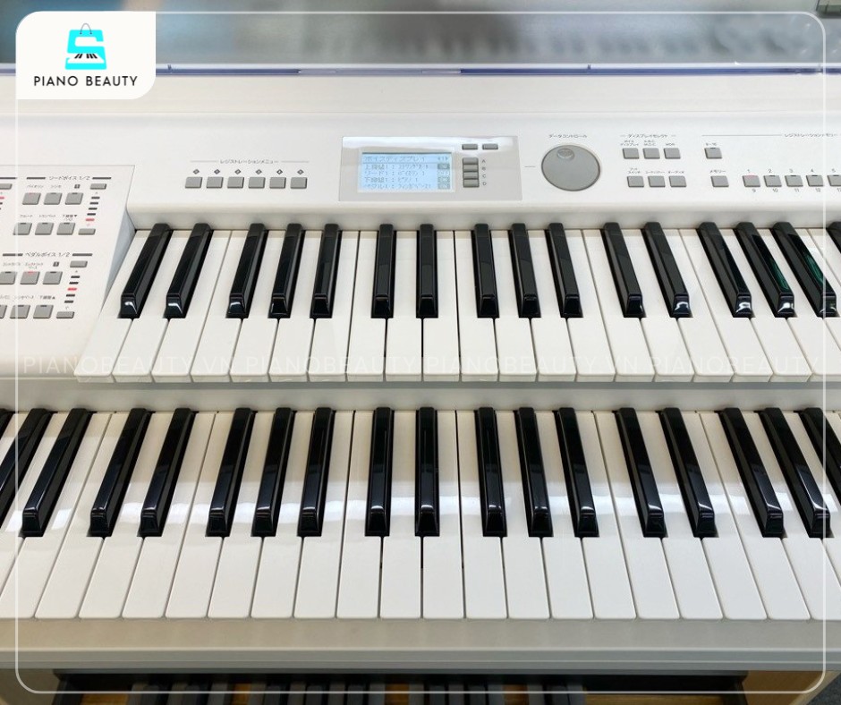 Đàn 2 tầng Electone Yamaha ELB 02 thiết kế 2 bàn phím 49 phím