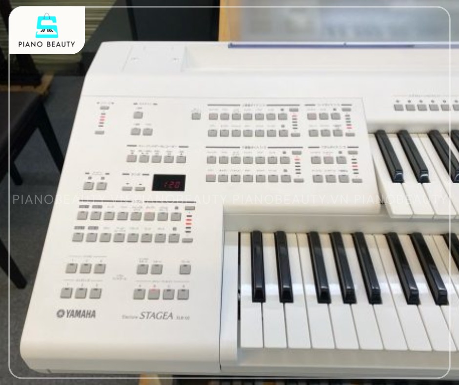 Electone Yamaha ELB 02 có menu hiện đại thân thiện cho mọi người sử dụng