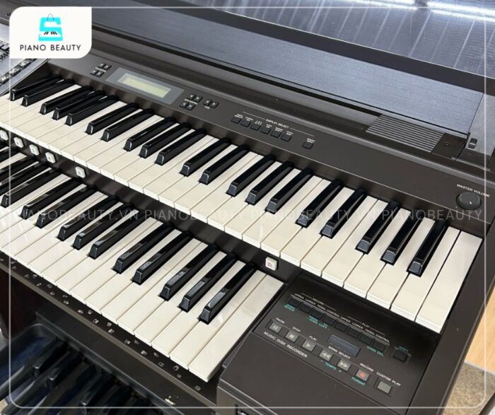 Đàn 2 tầng Electone Yamaha EL27 với bàn phím có độ nhạy cao, phản hồi nhanh