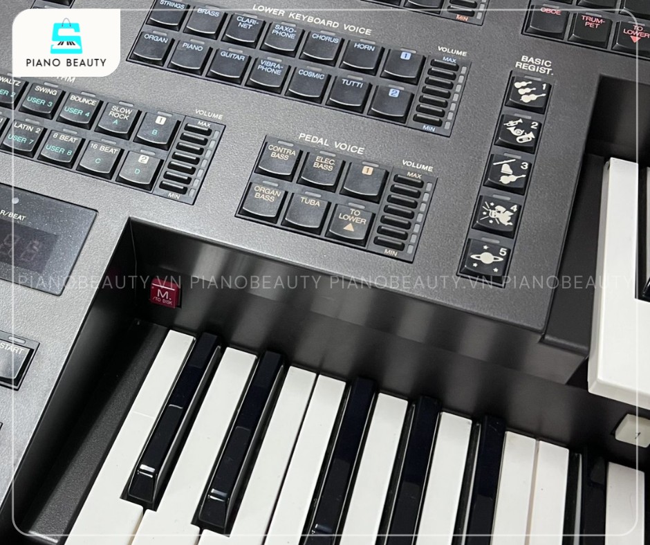 Đàn 2 tầng Electone Yamaha EL50 mang đến trải nghiệm âm thanh chân thực, sống động và cực kỳ đa dạng