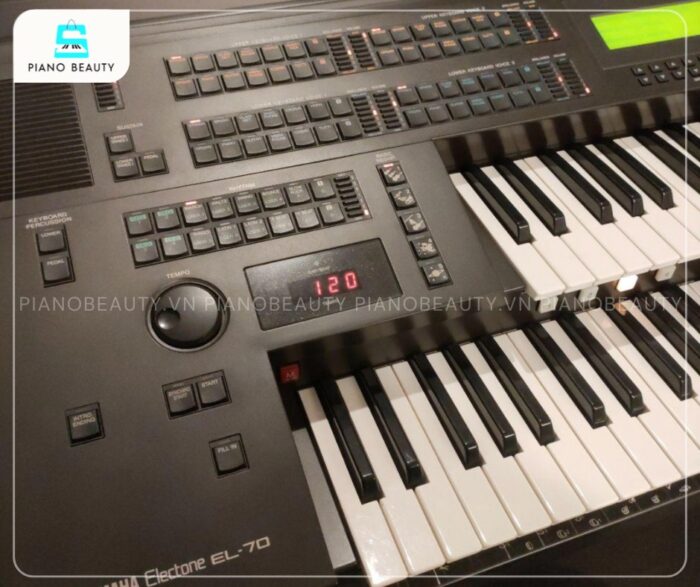 Đàn organ 2 tầng Yamaha Electone EL70 trang bị pedal bass nhiều tiếng nhạc cụ