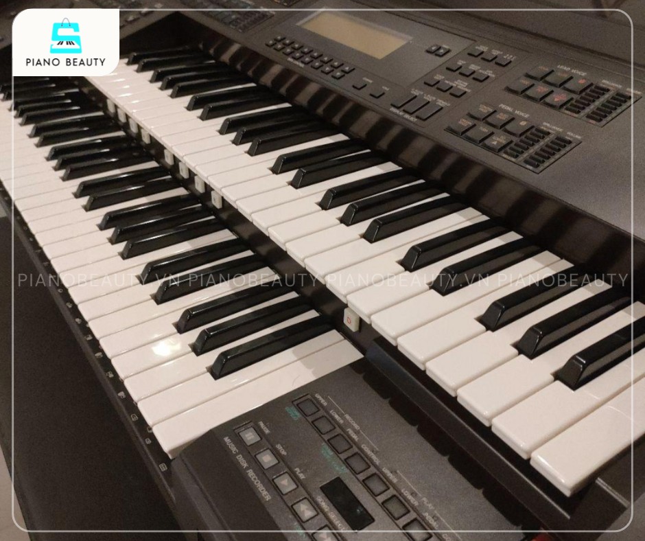 Đàn organ 2 tầng Yamaha Electone EL70 thiết kế nhỏ gọn hai bàn phím 49 phím