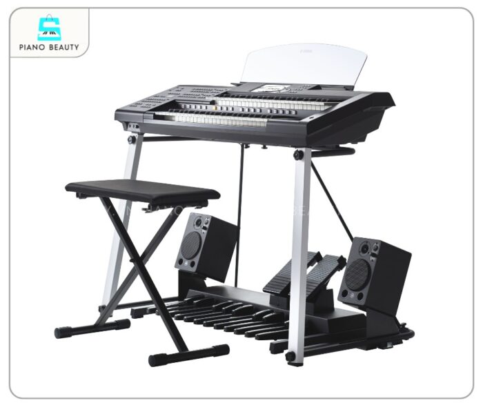 Đàn 2 tầng Electone Yamaha ELC02 trang bị hai bàn phím 49 phím