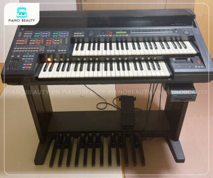 Đàn 2 tầng Electone Yamaha HS8 đặc trưng và thiết kế vintage