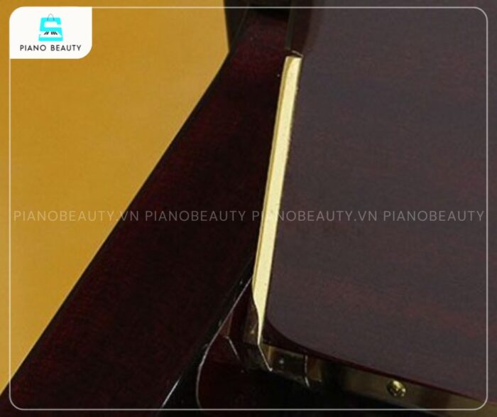 Đàn Piano Apollo A123CM nổi bật với lớp vỏ ngoài bằng gỗ Mahogany bóng