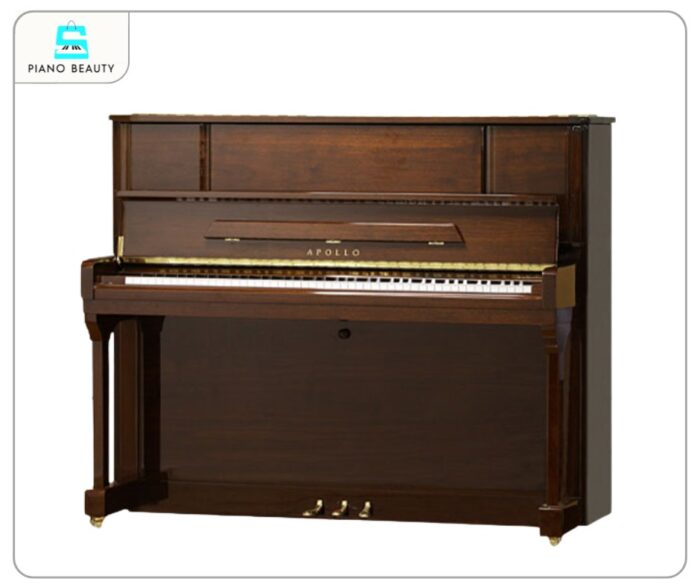 Đàn Piano Apollo A123CW mang vẻ đẹp cổ điển, thanh lịch của một cây upright piano