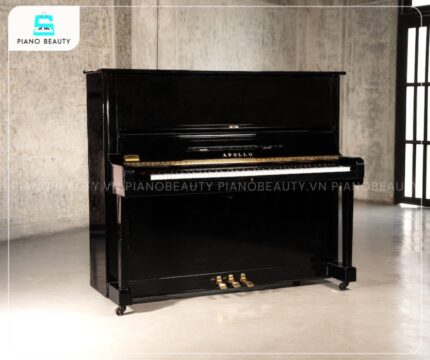 Đàn Piano Apollo A6 sở hữu vẻ ngoài thanh lịch với những đường nét được chế tác tỉ mỉ