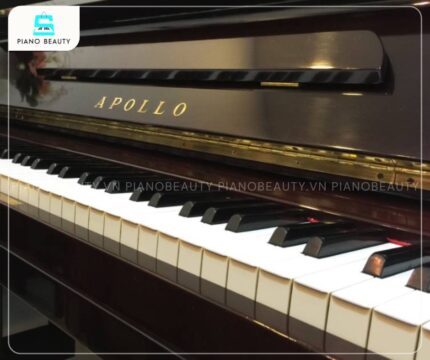 Đàn Piano Apollo RU385E sở hữu hệ thống bàn phím 88 phím
