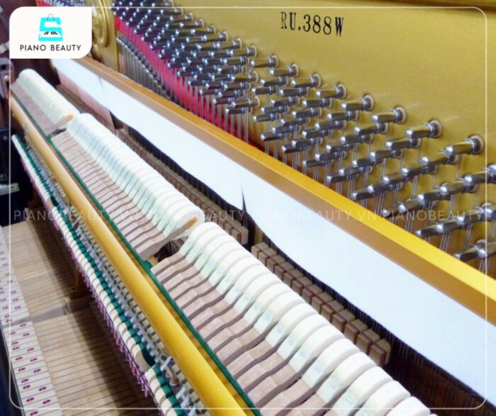 Đàn Piano Apollo RU388W được trang bị bộ máy cơ Renner danh tiếng của Đức