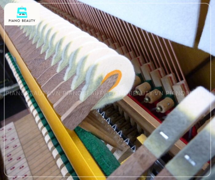 Đàn Piano Apollo RU388W có búa đàn Renner cao cấp