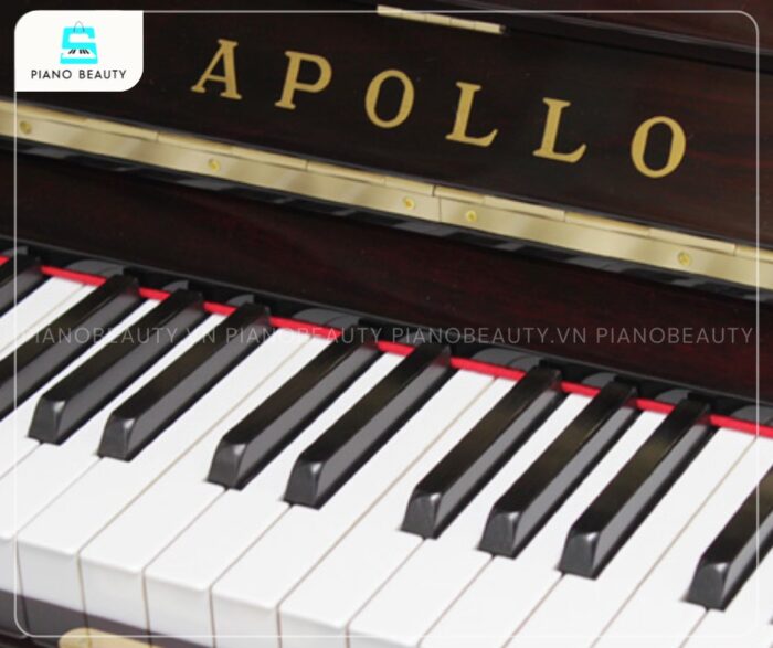 Đàn Piano Apollo RU80 có chất liệu phím làm từ gỗ tự nhiên bền đẹp