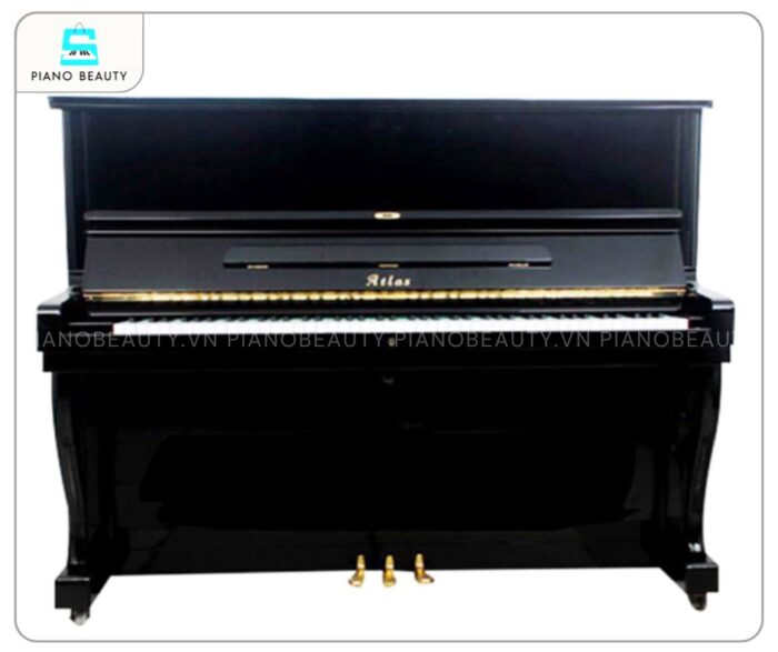 Đàn Piano Atlas A2 sở hữu lớp vỏ ngoài được chế tác từ gỗ tự nhiên cao cấp