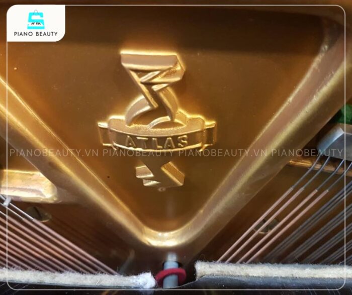 Đàn Piano Atlas A2 chế tác dây đàn bền bỉ làm từ thép cường lực cao