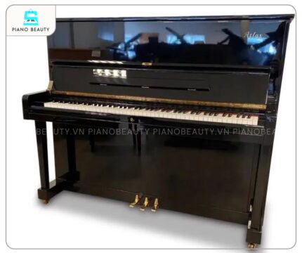 Đàn Piano Atlas A22H sở hữu phong cách cổ điển châu Âu rõ nét