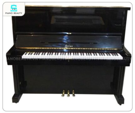 Đàn Piano Atlas A3 mang vẻ đẹp cổ điển và sang trọng của một cây upright piano truyền thống
