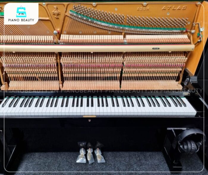 Đàn Piano Atlas A35H mang lại cảm giác chạm phím nhẹ nhàng