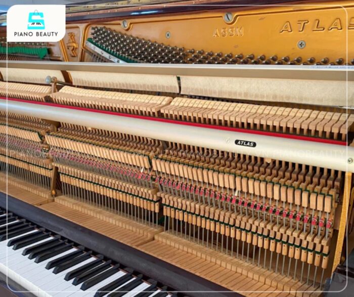Đàn Piano Atlas A55M trang bị búa đàn có độ phản hồi tốt