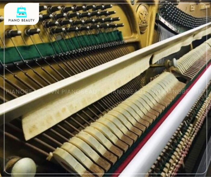 Đàn Piano Atlas M7 trang bị hệ thống búa đàn có độ nhạy và phản hồi nhanh