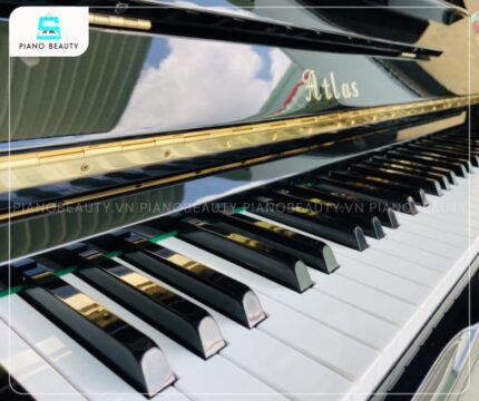 Bàn phím của Đàn Piano Atlas NA200 mang lại cảm giác nặng vừa phải