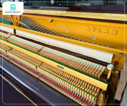 Đàn Piano Atlas NA202 có búa đàn sản xuất từ lông cừu bọc nỉ