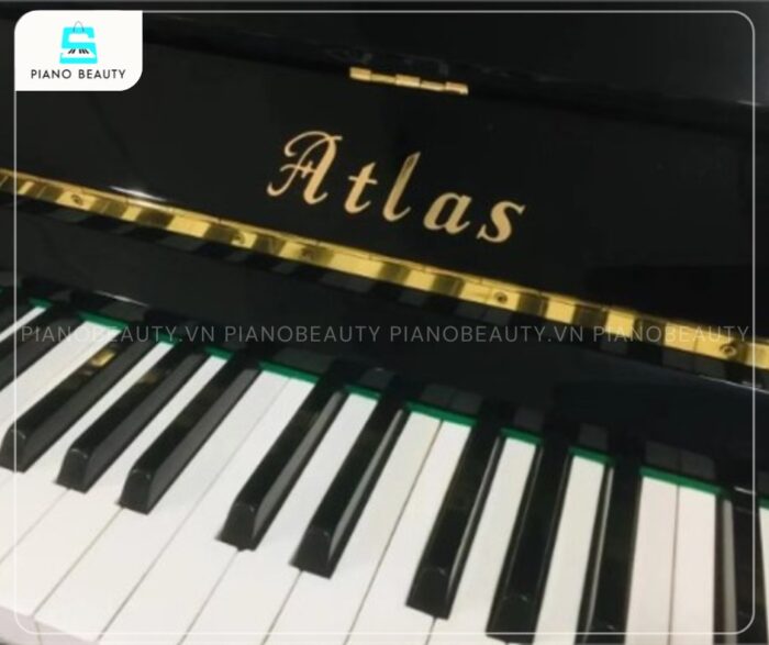 Đàn Piano Atlas NA300 với bàn phím mang lại cảm giác chơi vững chắc, độ bền cao và khả năng chống mài mòn tốt