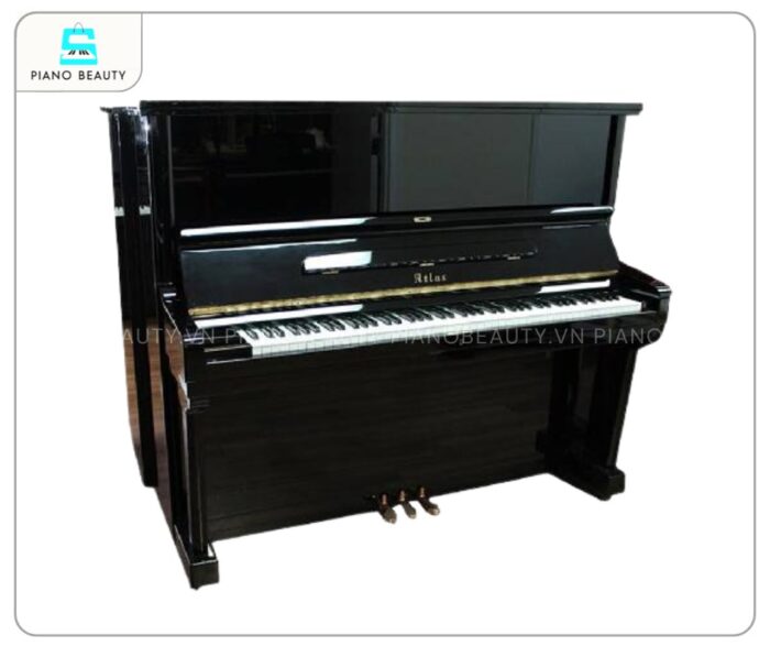 Đàn Piano Atlas NA300 kế thừa phong cách upright piano truyền thống với thùng đàn được thiết kế cao