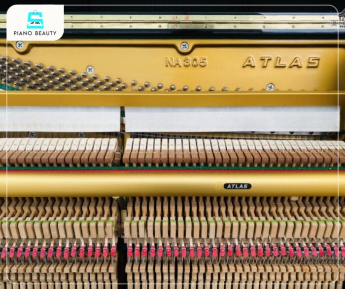 Đàn Piano Atlas NA305 với búa dàn được làm từ chất liệu cao cấp