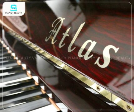 Đàn Piano Atlas NA3D được trang bị bộ bàn phím 88 phím tiêu chuẩn, chế tác từ vật liệu cao cấp