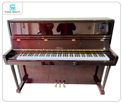 Đàn Piano Atlas NA7A có phong cách thiết kế piano upright giao thoa giữa nét cổ điển và hiện đại