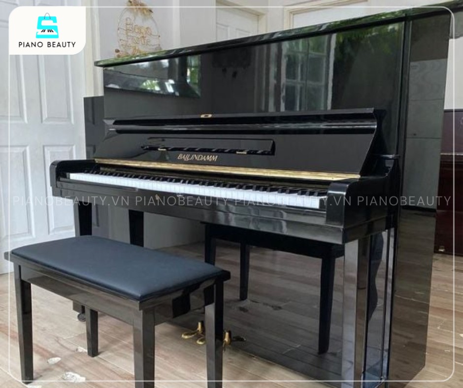 Đàn Piano Ballindamm B123 có thiết kế tinh tế cùng âm sắc phong phú