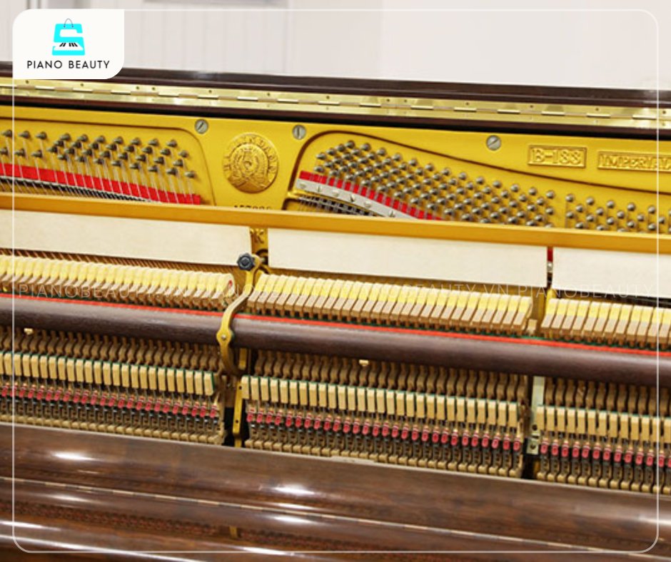 Đàn Piano Ballindamm B133 có Búa đàn được làm từ lông cừu 100%