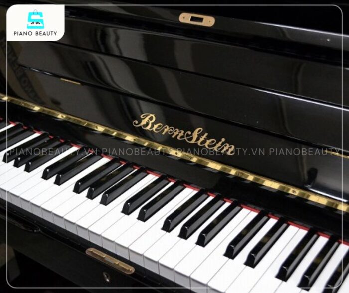 Đàn Piano Bernstein 122B tích hợp 88 phím đàn được chế tạo từ vật liệu Phenolic Resin