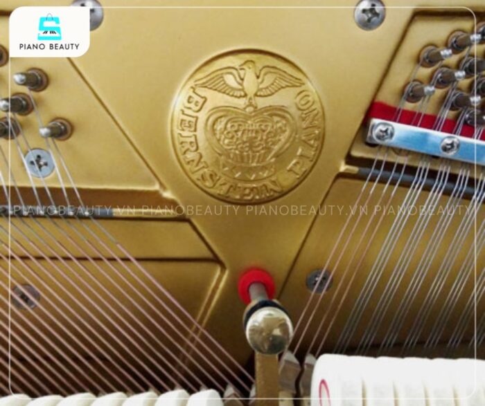 Đàn Piano Bernstein TB220 có dây đàn được làm từ thép cường độ cao