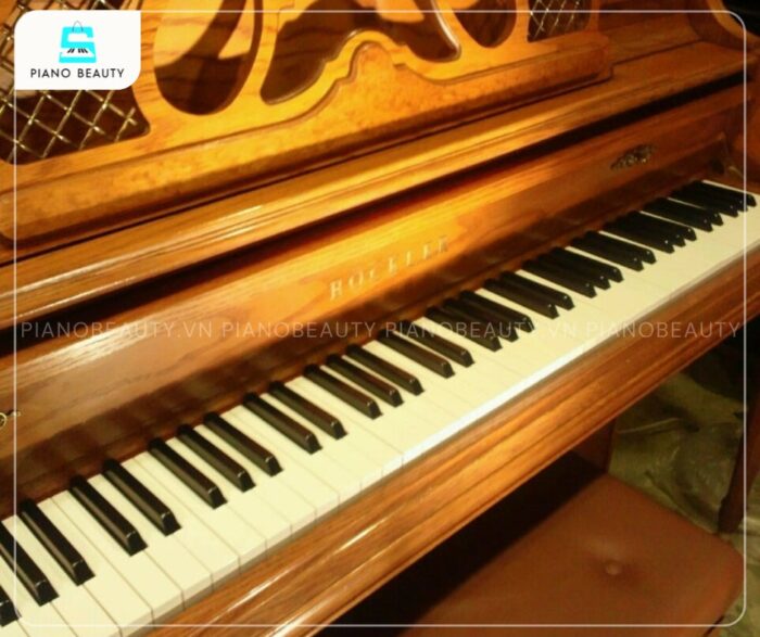 Đàn Piano Bockler AH100 sở hữu bàn phím với khả năng phản hồi tức thì