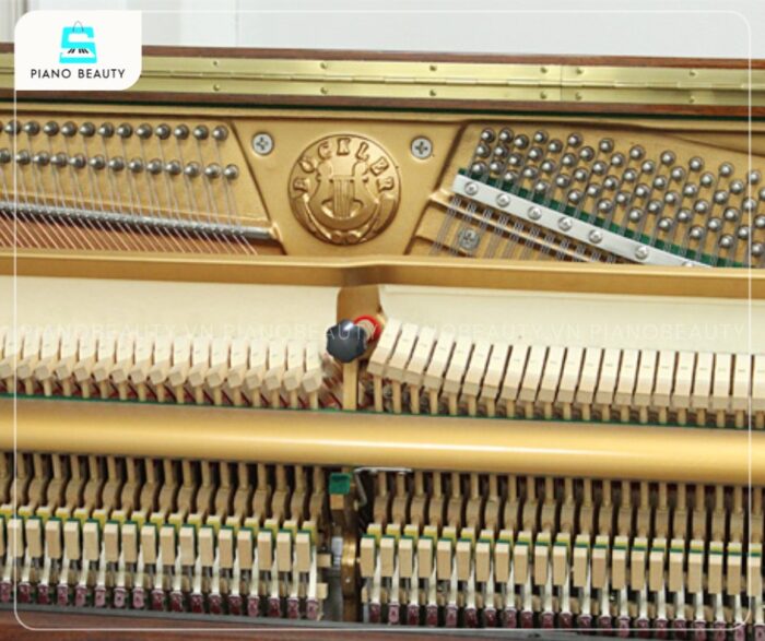 Đàn Piano Bockler AH50 có búa đàn làm từ gỗ có độ bền cao