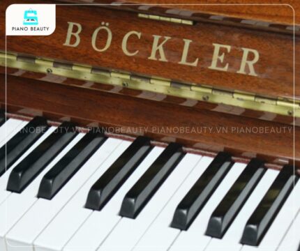 Đàn Piano Bockler AH50 có bàn phím được chế tạo hết sức công phu với 88 phím