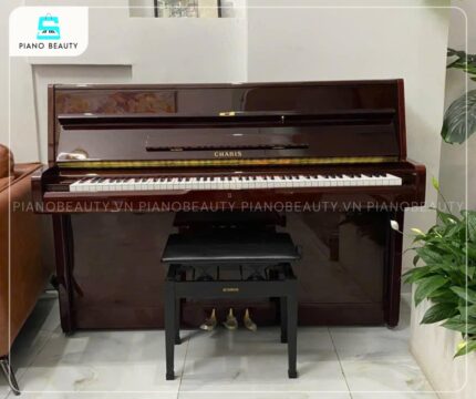 Đàn Piano Cơ Charis AH10 sở hữu lớp sơn bóng bẩy không chỉ mang lại vẻ đẹp đẳng cấp mà còn tạo điểm nhấn tinh tế cho bất kỳ căn phòng nào