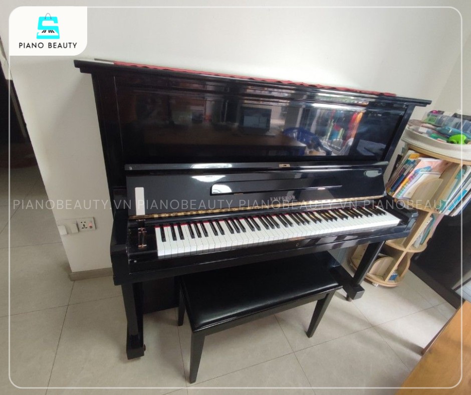 Đàn piano cơ Emperor mang đến âm thanh trầm ấm, vang dày