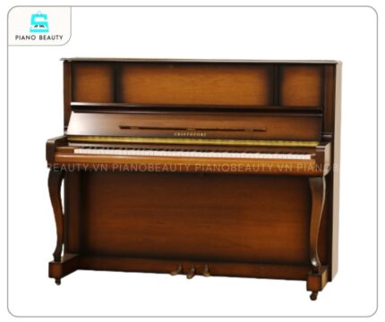 Đàn Piano Cristofori CR121 có vẻ ngoài nổi bật bởi kiểu dáng chân cong