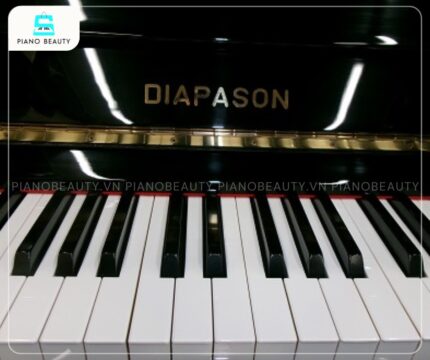 Đàn Piano Diapason 125A có bàn phím mang lại cảm giác vững chắc