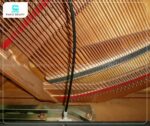 Đàn Piano Diapason 125A sở hữu dây đàn được sản xuất từ thép cường độ cao