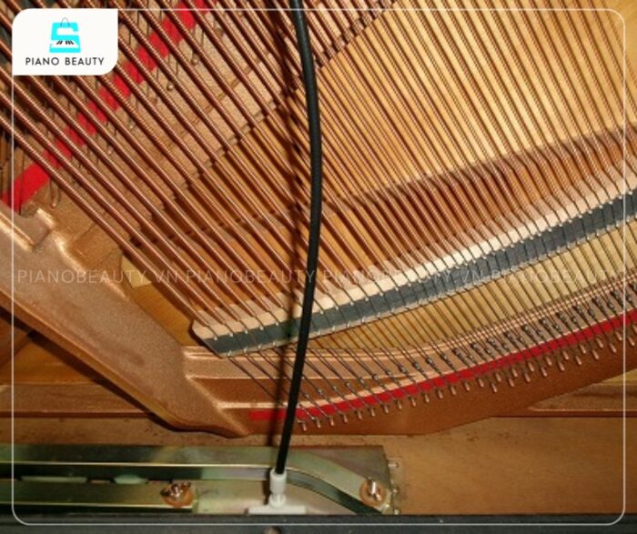Đàn Piano Diapason 125A sở hữu dây đàn được sản xuất từ thép cường độ cao