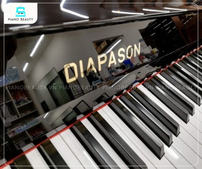 Đàn Piano Diapason 125C với 88 phím đàn sử dụng vật liệu Phenolic Resin cao cấp