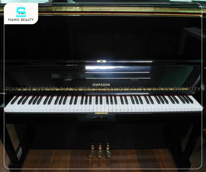 Đàn Piano Diapason 125C có vẻ ngoài vừa sang trọng vừa tinh tế.