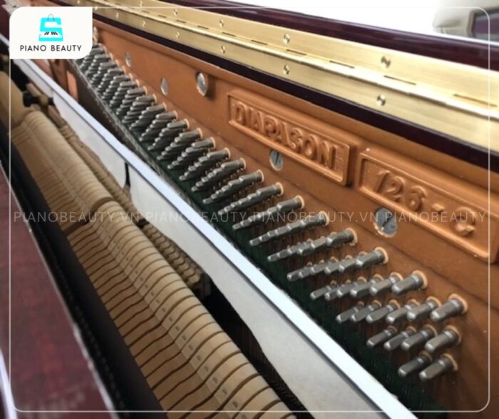 Đàn Piano Diapason 126C có búa đàn làm từ lông cừu