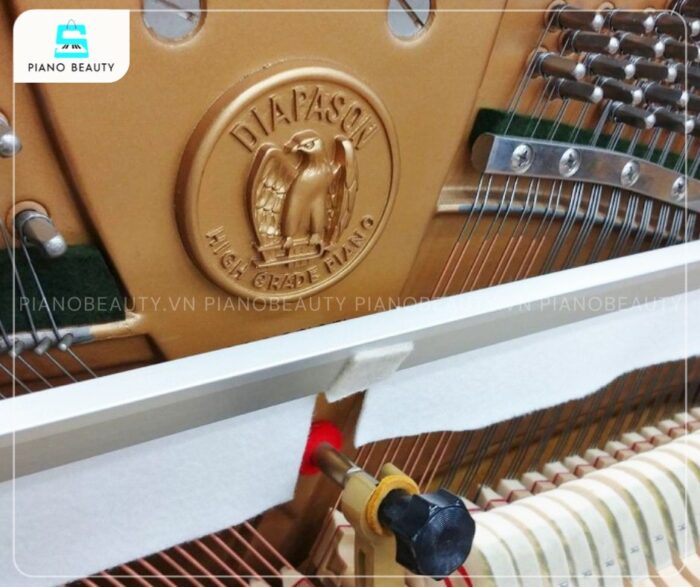 Đàn Piano Diapason 126S với búa đàn làm từ lông cừu cao cấp